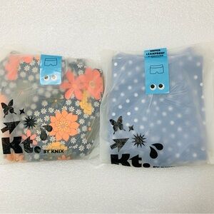 Knix KT Teens Super Leakproof Sleepover Short Panties - 2Pk Size S